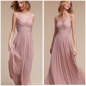 Anthropologie Hitherto Rose Quartz Long Dress 10